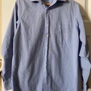Van Heusen Light Blue Long-Sleeve Dress Shirt